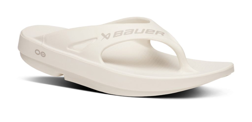 BAUER/OOFOS Men's OOriginal Sport Sandal ?C Chalk