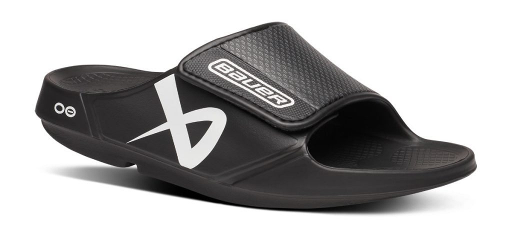 BAUER/OOFOS Women's OOahh Sport Flex Sandal ?C Black